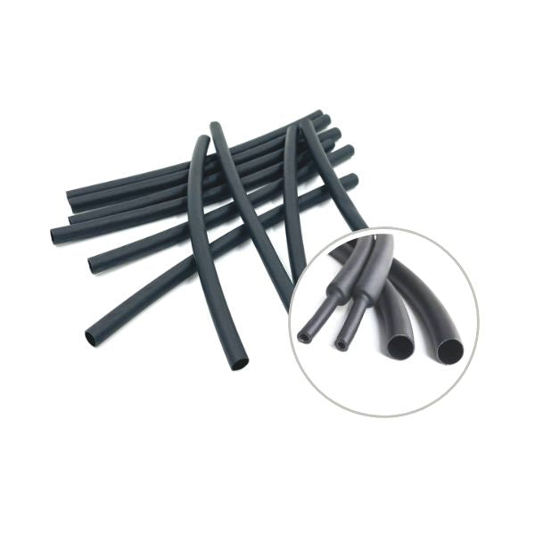 100 Pack 4 Inches Heat Shrink Tubing Black (1.0mm - 3.2mm/1.8mm - 4.8mm/2.4mm - 6.4mm) - Heat Shrink Tube Wire Shrink Wrap Electrical Cable Wire Kit Set…