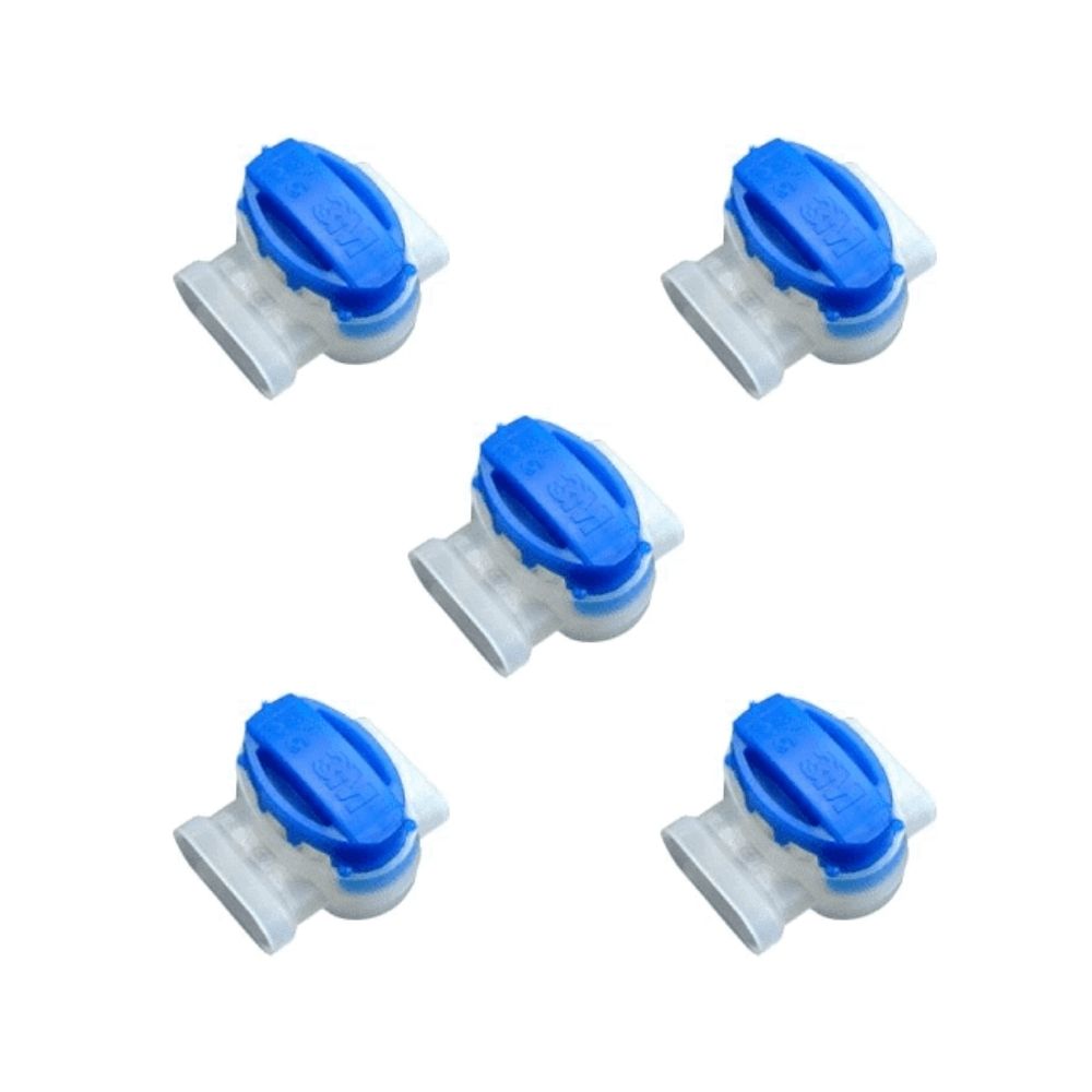 100 Pack/ 5 Pack - 3M IDC 314 Box Scotchlock Gel Waterproof - 3 Wire Connectors - for Robotic Lawnmowers Boundary Wire Connection