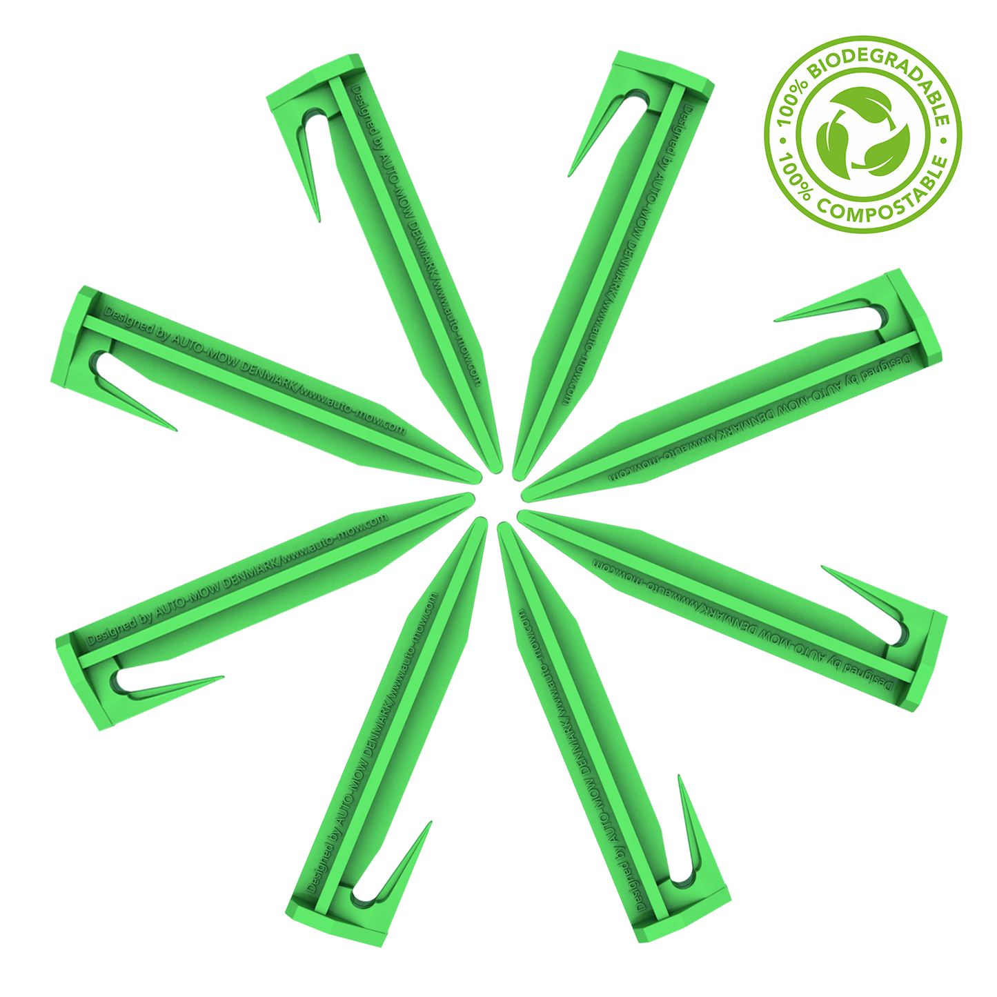 100-Pack Biodegradable Pegs