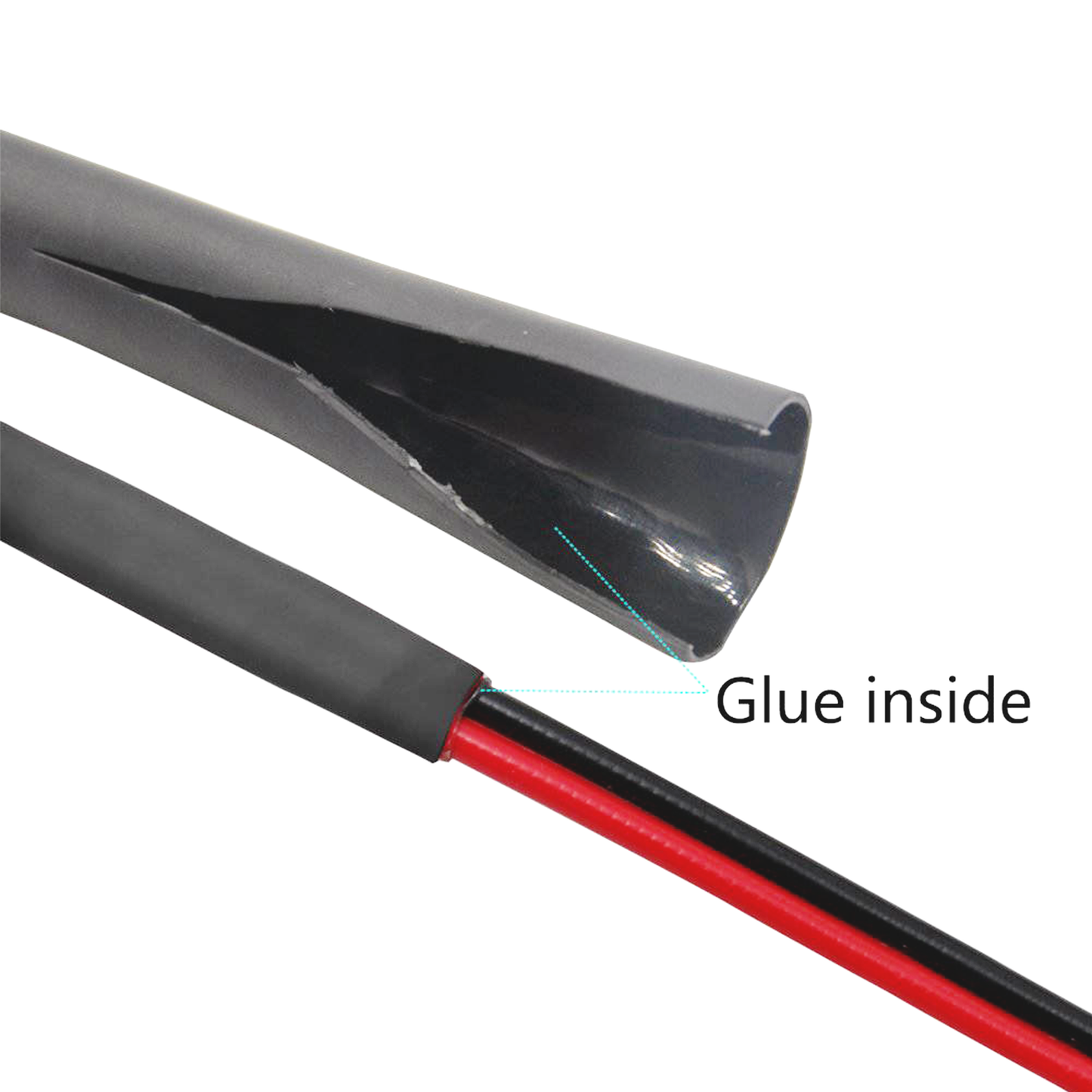 100 Pack 4 Inches Heat Shrink Tubing Black (1.0mm - 3.2mm/1.8mm - 4.8mm/2.4mm - 6.4mm) - Heat Shrink Tube Wire Shrink Wrap Electrical Cable Wire Kit Set…