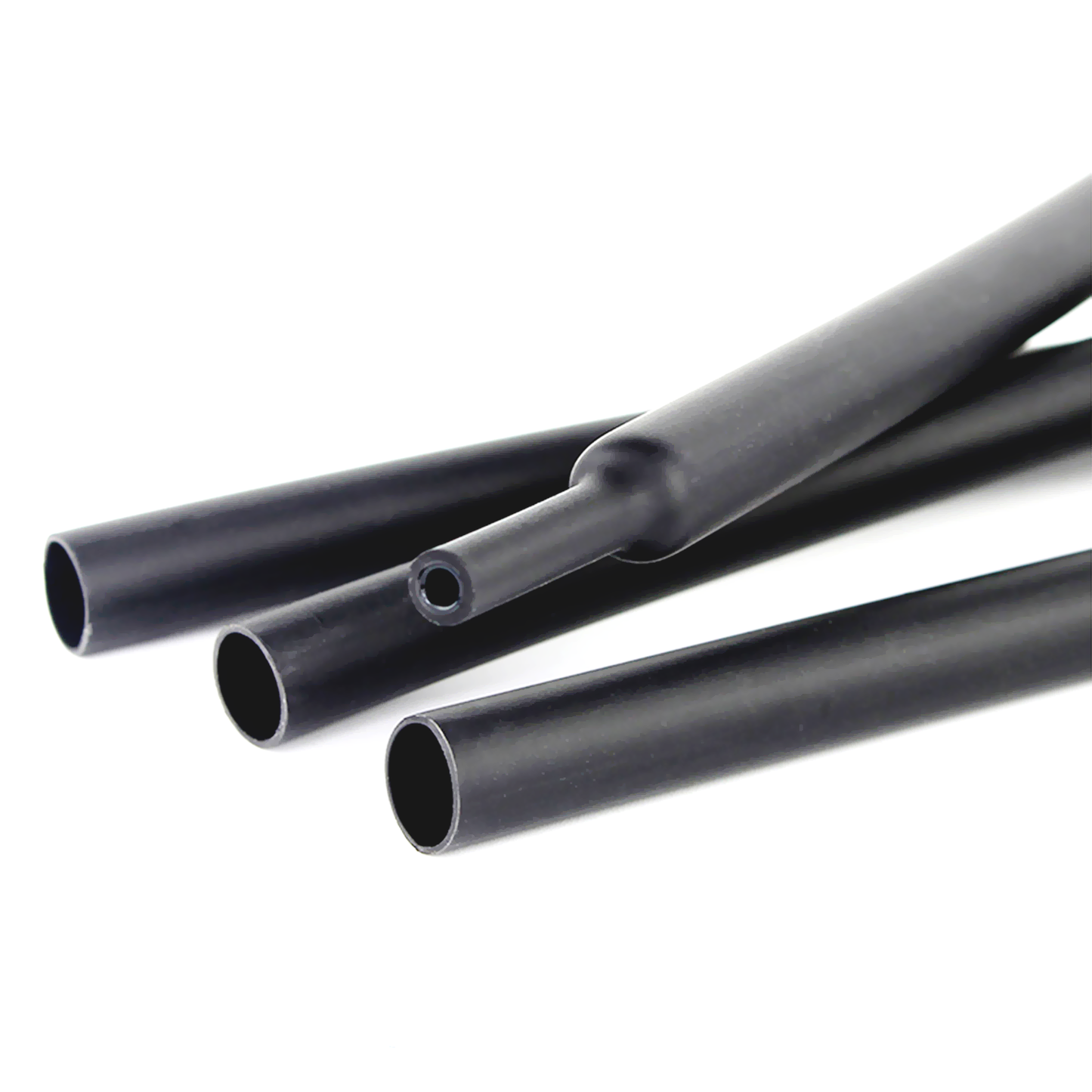 100 Pack 4 Inches Heat Shrink Tubing Black (1.0mm - 3.2mm/1.8mm - 4.8mm/2.4mm - 6.4mm) - Heat Shrink Tube Wire Shrink Wrap Electrical Cable Wire Kit Set…