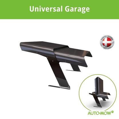 Auto-Mow 32x28x18 Inches Robotic Lawnmower Garage - Universal Garage (Black) Fits to All Robotic Mowers No Maintenance / 82x70x46cm
