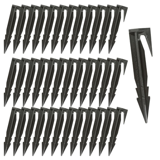 Extreme Plastic Pegs for Boundary Wire Installation by Auto-Mow - Black