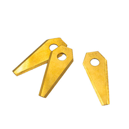 9 Bosch Indego Blades by Auto-Mow (41x19x1mm) - Gold