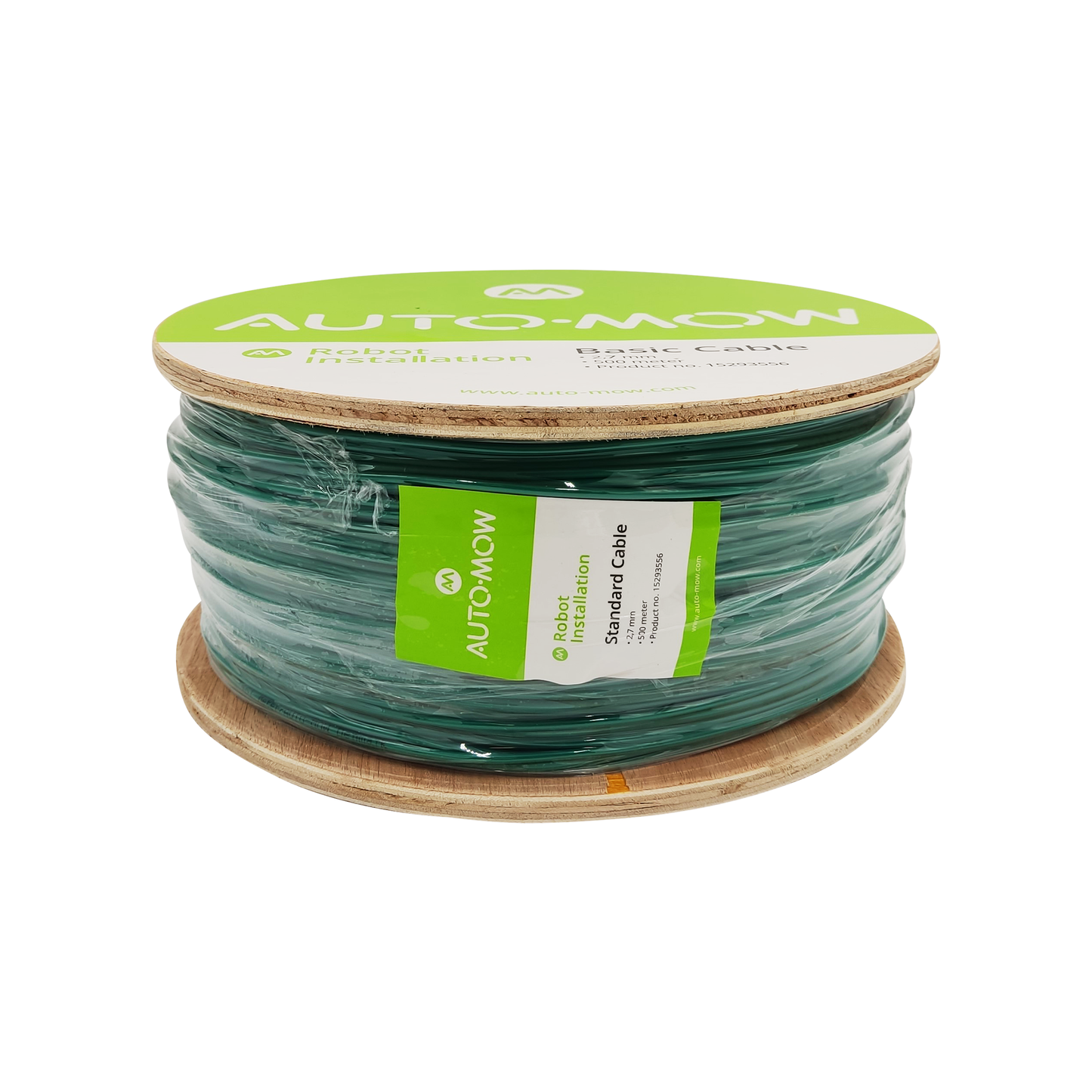 Auto-Mow Boundary Wire 9 Gauge AWG Basic Cable (2.7mm) Thick, Green