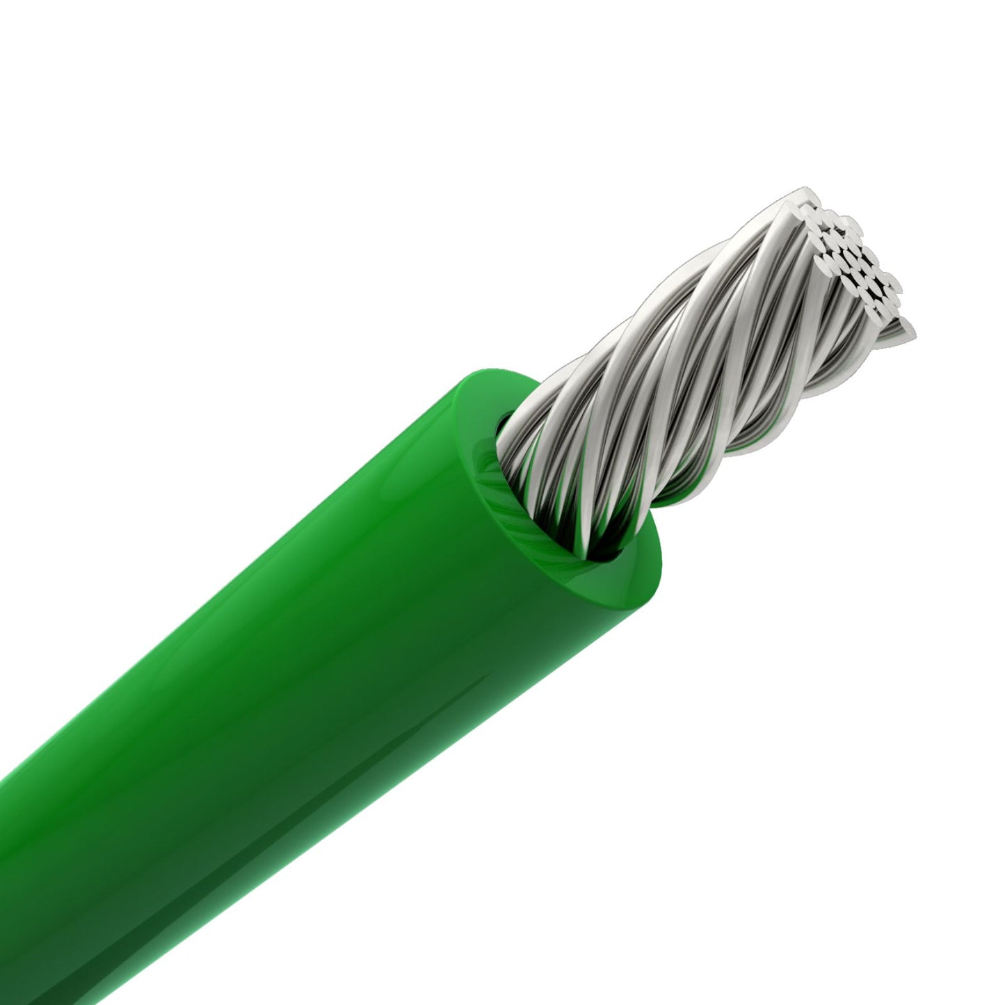 Boundary Wire 9 Gauge AWG Basic Cable (2.7mm Thick) by Auto-Mow - Green