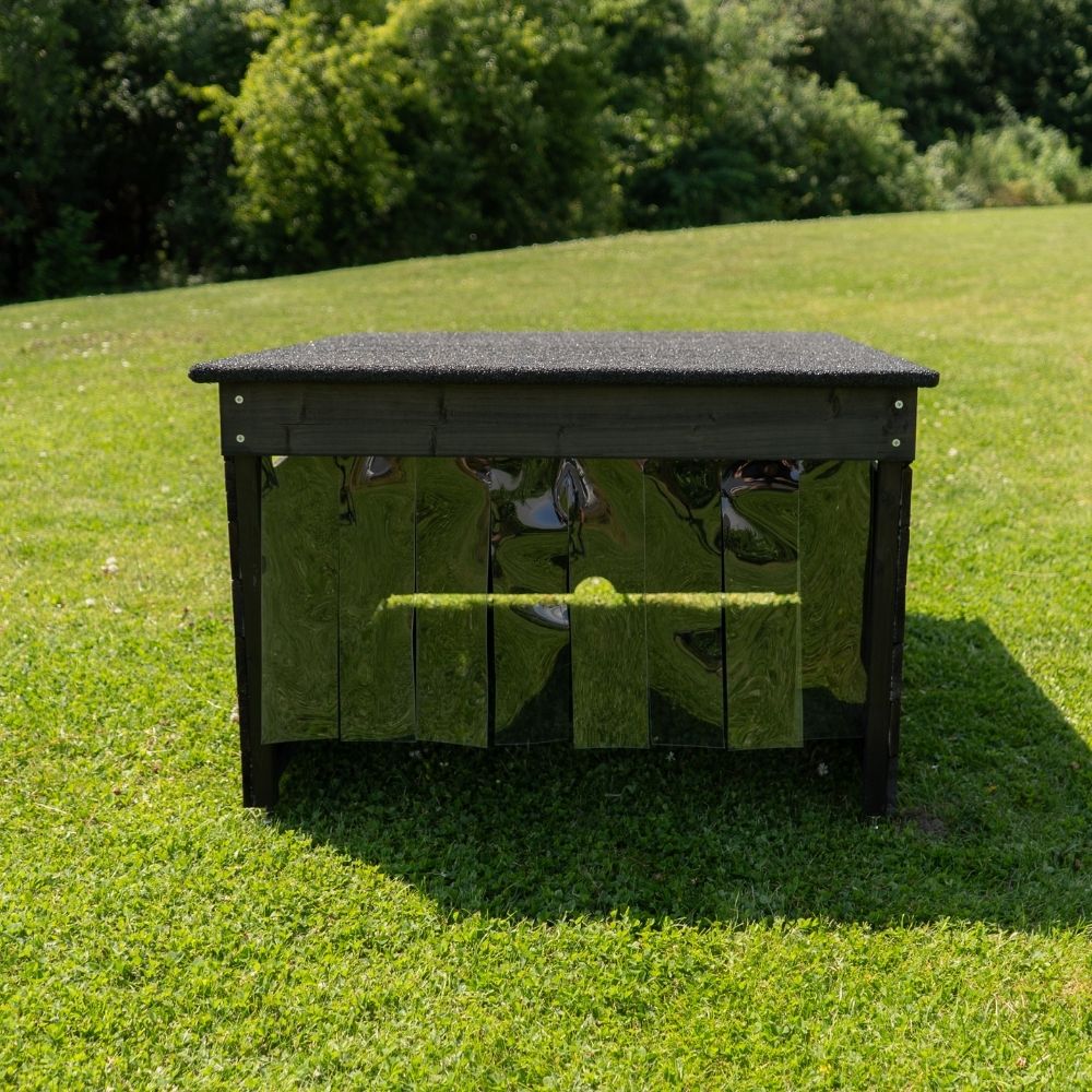 The Cube (Nature or Black) Robotic Lawnmower Garage Storage Shed 41x29x20 or 37x26x18 Inches