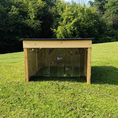 The Cube (Nature or Black) Robotic Lawnmower Garage Storage Shed 41x29x20 or 37x26x18 Inches