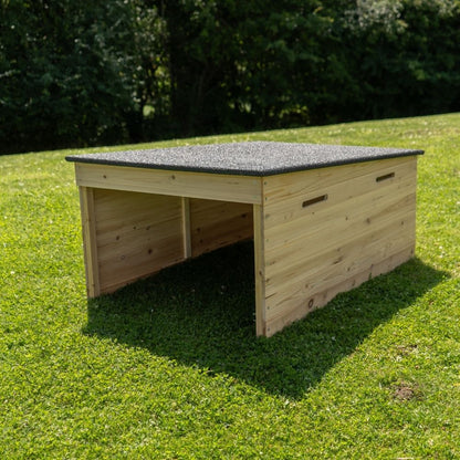 The Cube (Nature or Black) Robotic Lawnmower Garage Storage Shed 41x29x20 or 37x26x18 Inches